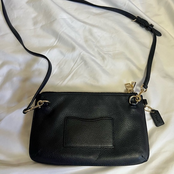 Coach Navy Blue shoulder/cross body purse - Picture 3 of 4